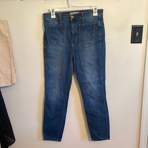 Madewell High Rise Sailor Skinny Jean